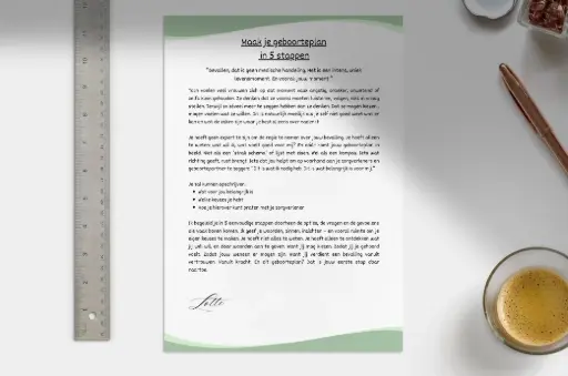 Geboorteplan in 5 stappen